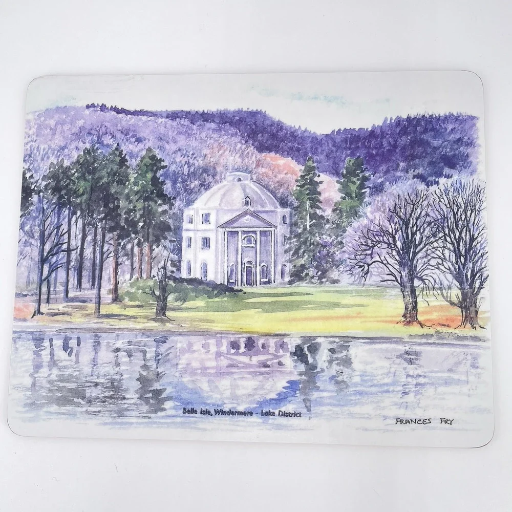 Watchet 6 Melamine Cork backed Placemats Scenes of Lake District UK Enesco Site